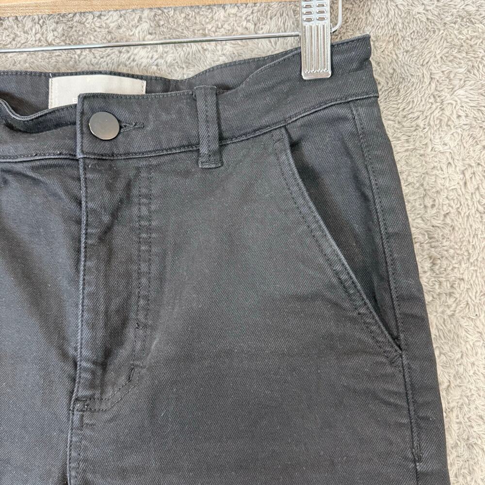 Everlane Size 2 Black Cropped Straight Regular Jeans - Picture 5 of 9